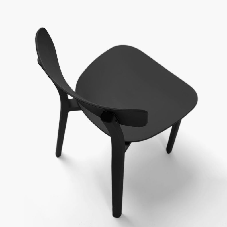 Silla de Comedor Phil Negro-4