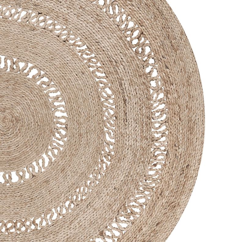 Alfombra Yute Oasis 150⌀ Crudo-1