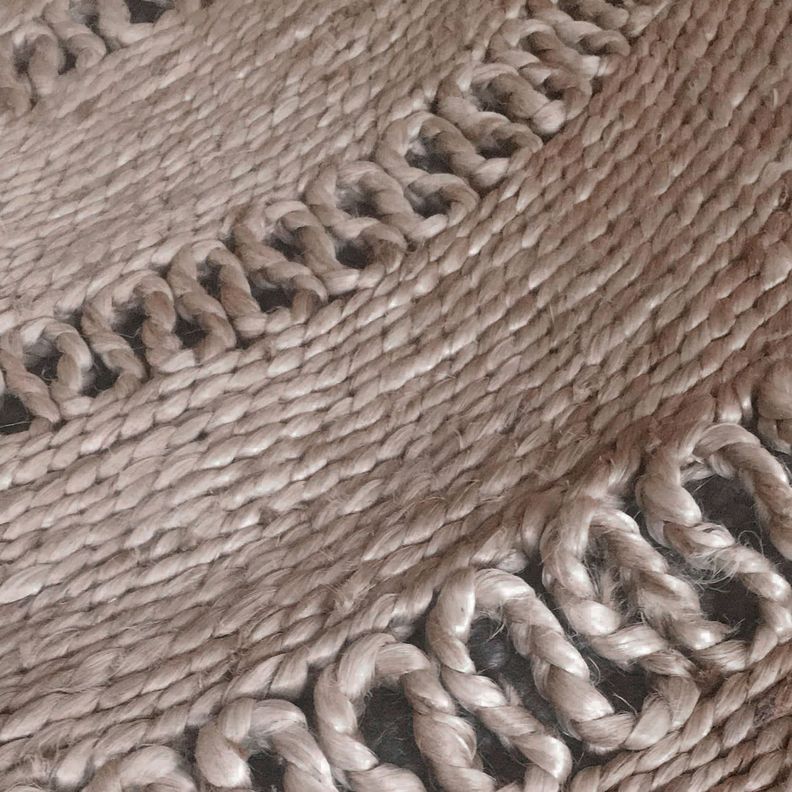 Alfombra Yute Oasis 150⌀ Crudo-3