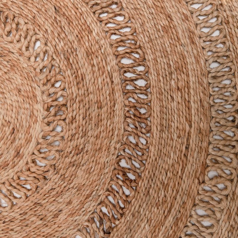 Alfombra Yute Oasis 150⌀ Crudo-4