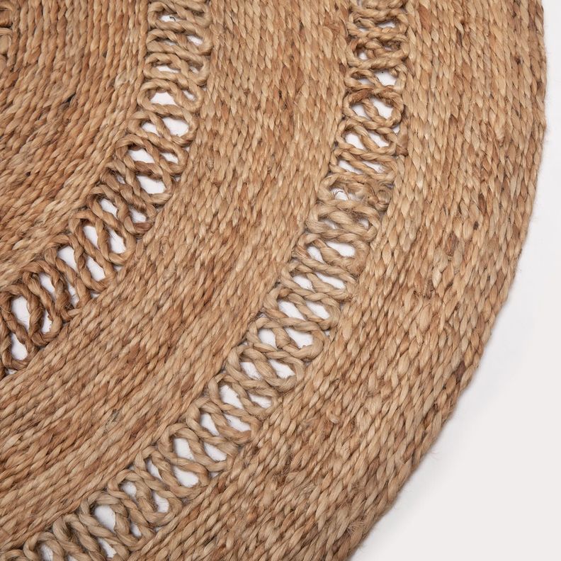 Alfombra Yute Oasis 150⌀ Crudo-6