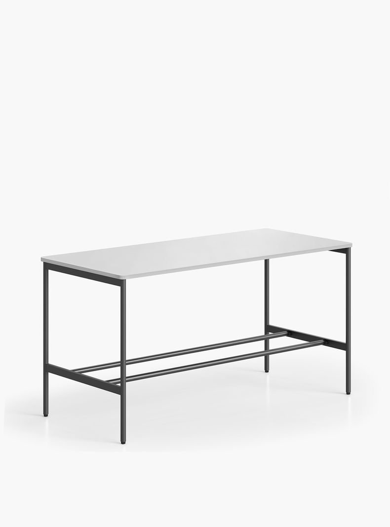Mesa Oficina Cafeteria Astro 160x90 Blanco/Gris