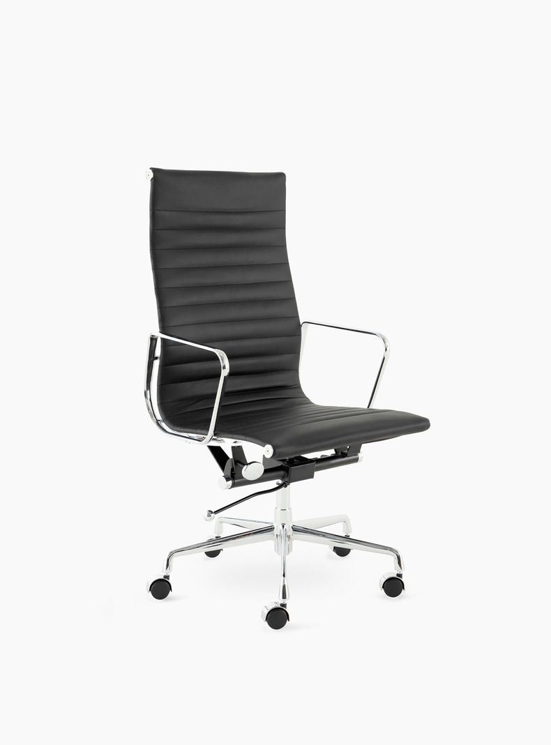 Silla Oficina Aluminium Alta-1