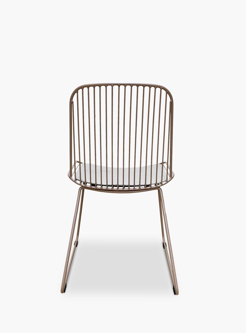 Silla metalica Isabella Taupe-2
