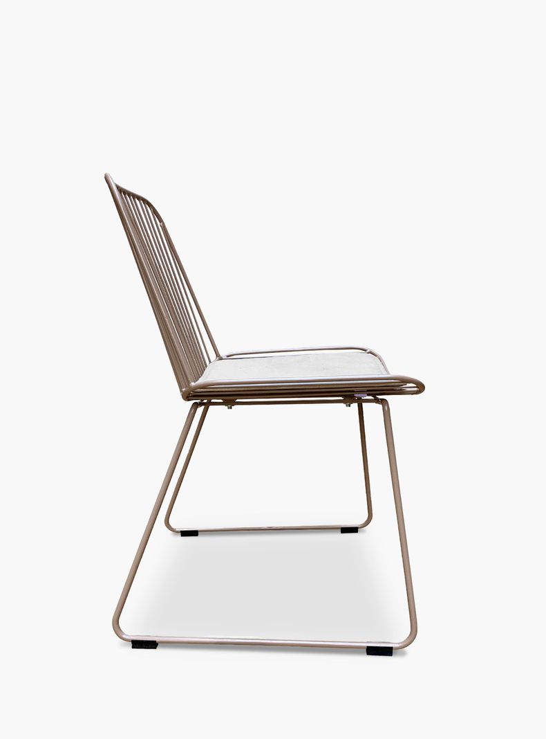Silla metalica Isabella Taupe-1