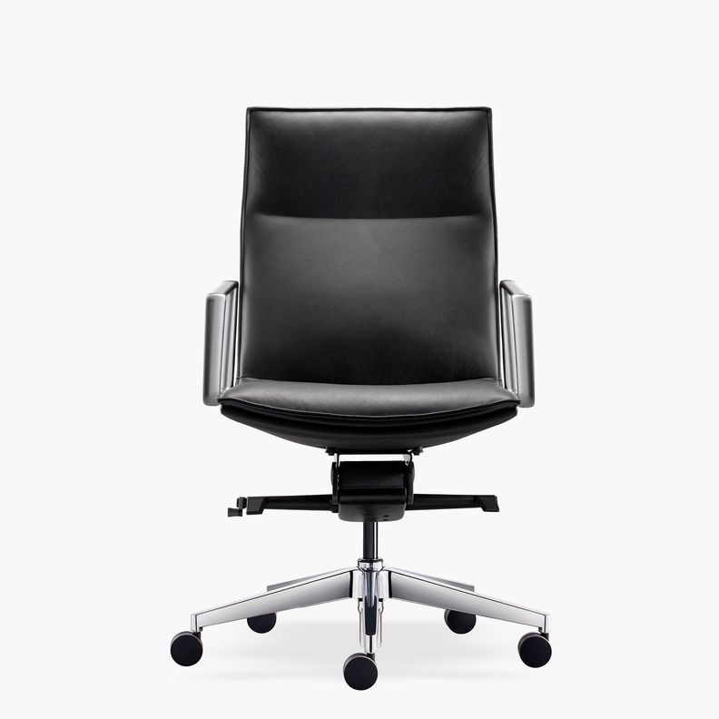 Silla oficina Alek Media Negro-0
