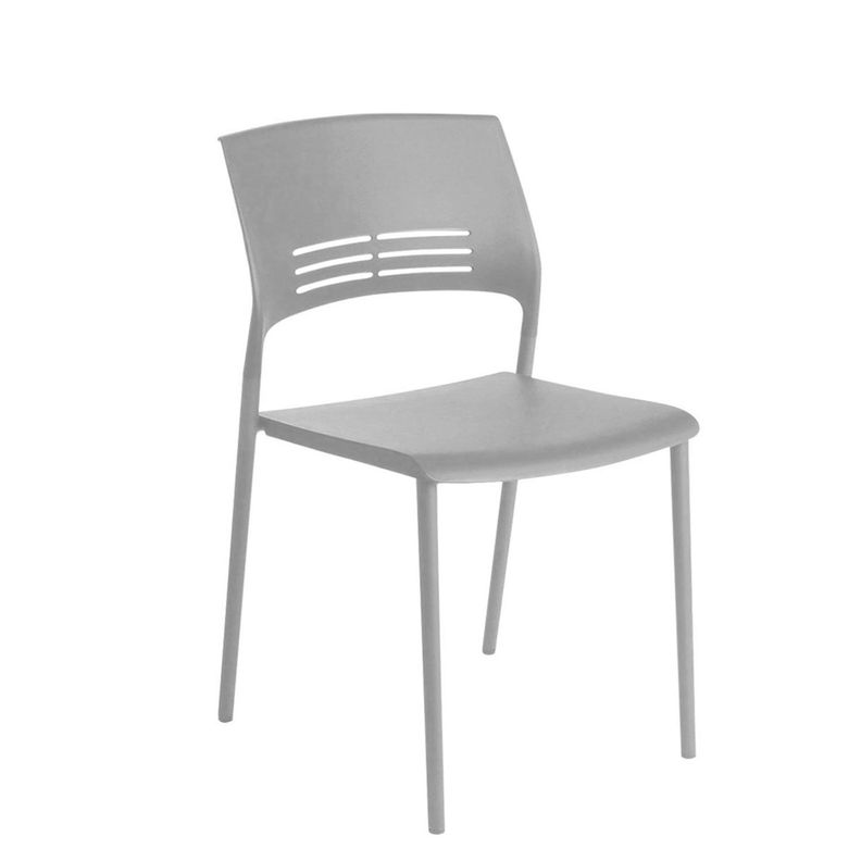 Silla Visita Colore Gris-1
