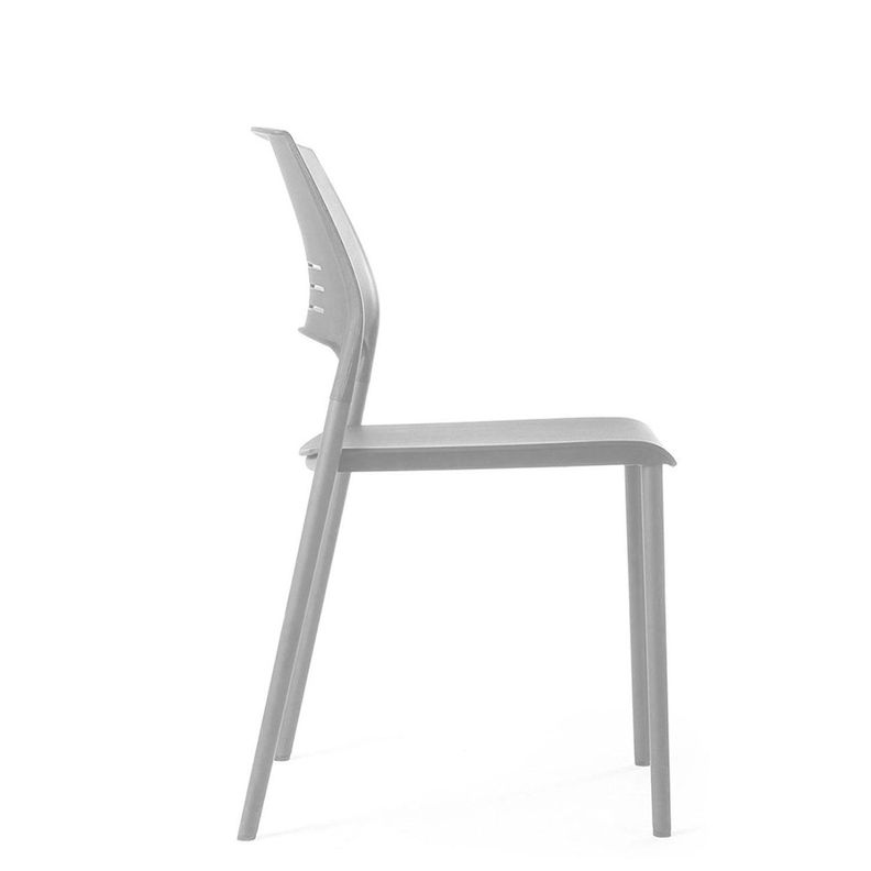 Silla Visita Colore Gris-2