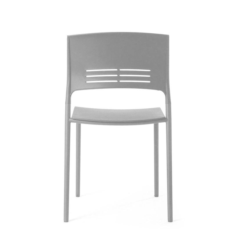 Silla Visita Colore Gris-3