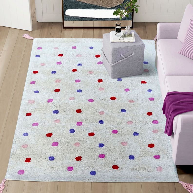 Alfombra Dots 170x240 Rosado-2