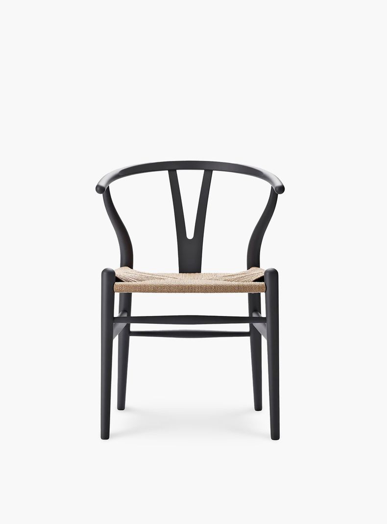 Silla Madera Wishbone Negro-0