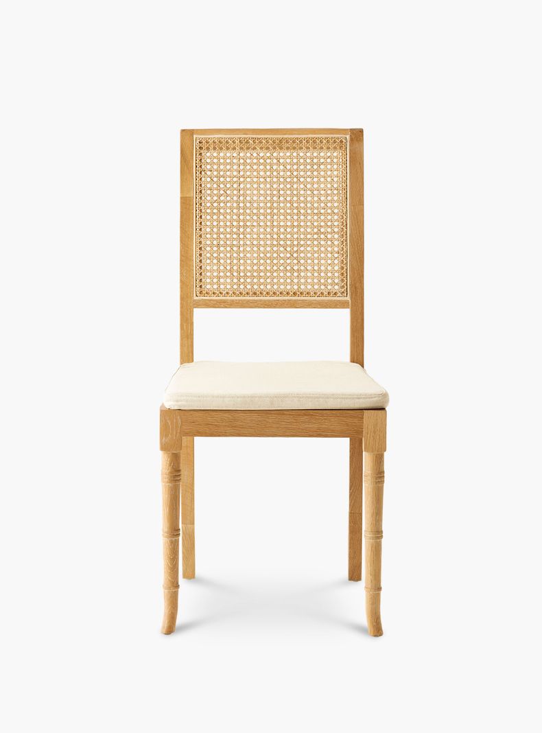 Silla Madera Beatrice Crudo Beige