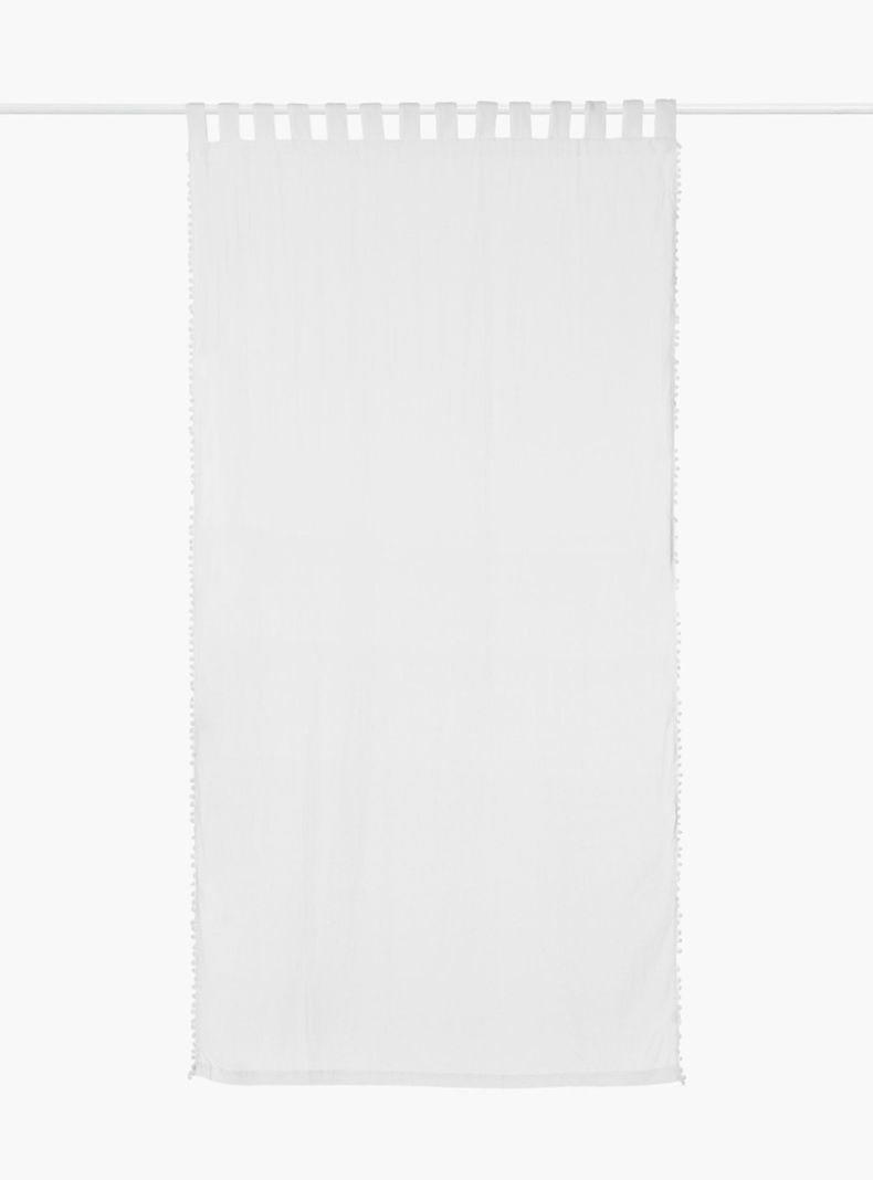 Cortina algodon Duero 140x280 Blanco
