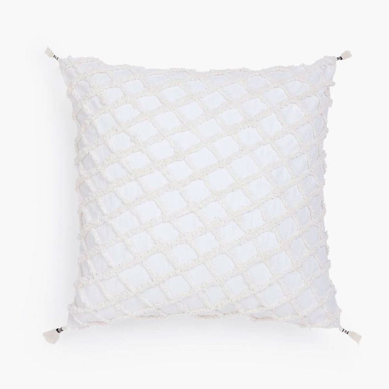 Funda Cojin algodón Royal 60x60 Blanco-0