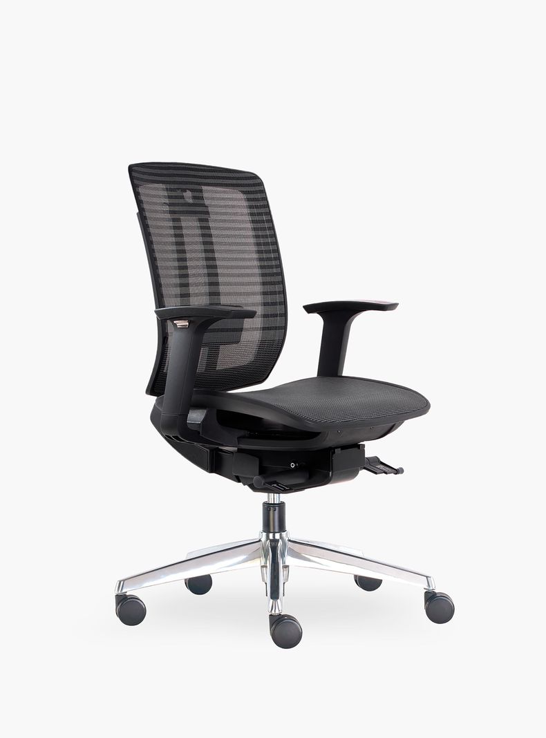 Silla Oficina Air Gris Oscuro-2