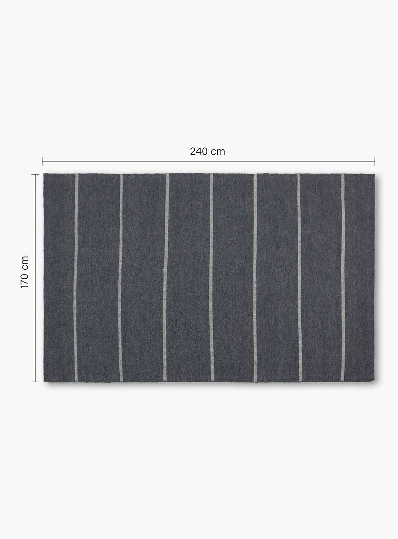 Alfombra Aconcagua 170x240 Gris Oscuro-2