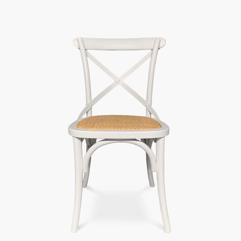 Silla Madera Tradition Rattan Blanco-1