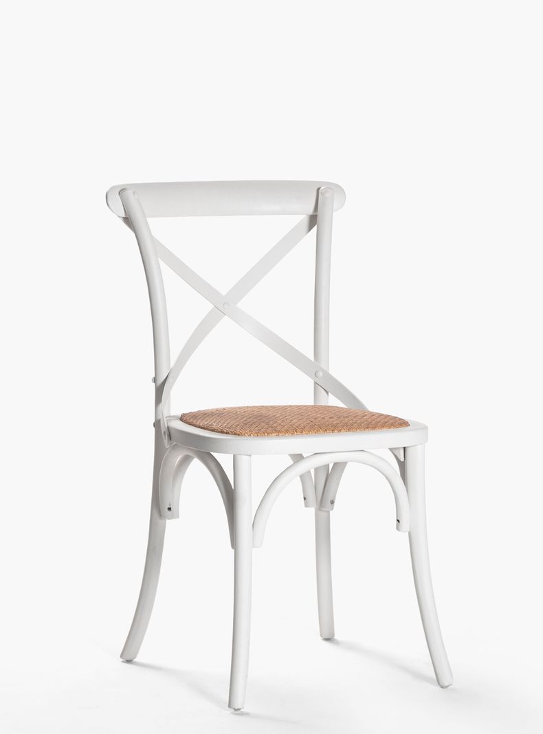 Silla Madera Tradition Rattan Blanco-4