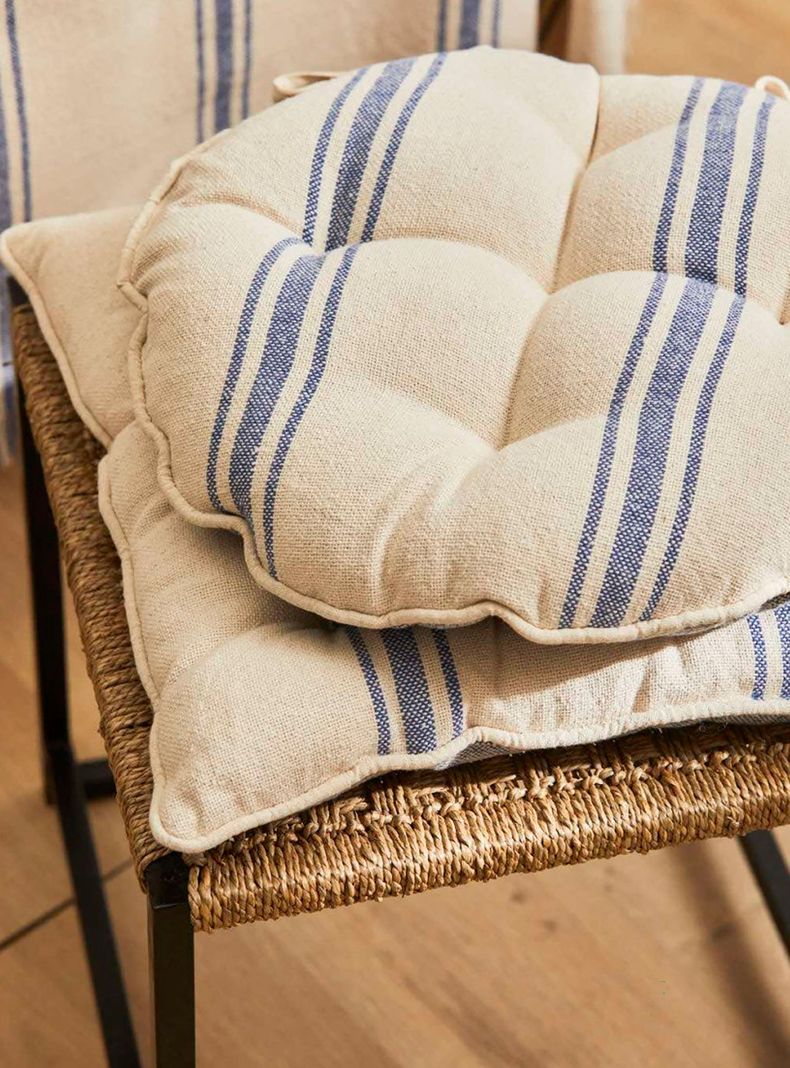 Cojín de Silla Bari Azul 40x4-4