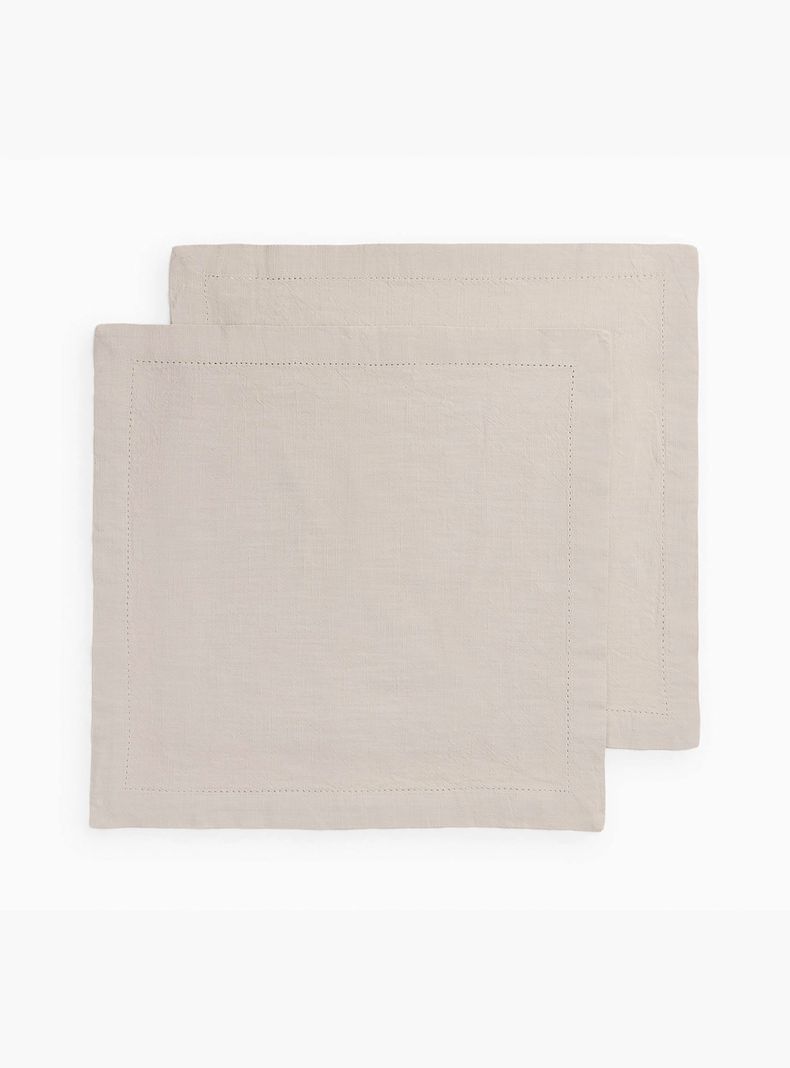 Set 2 Servilletas Claru 45x45 Gris