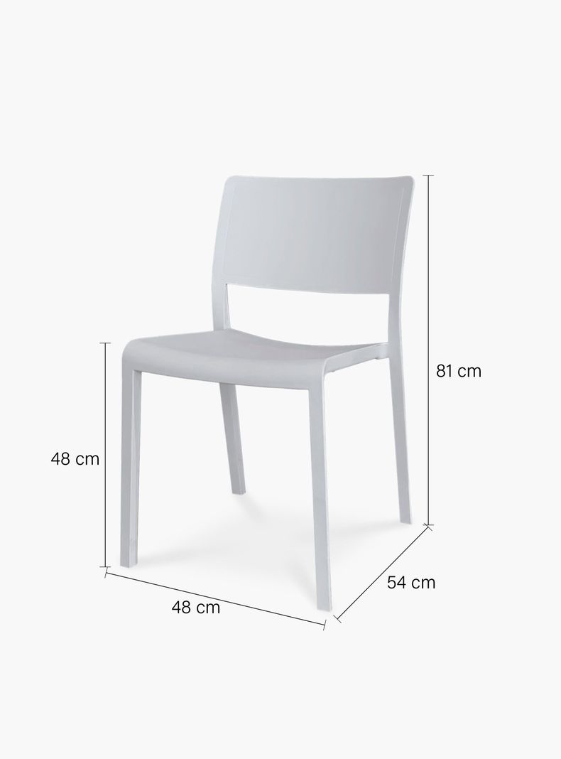 Silla Niza Gris Claro-5