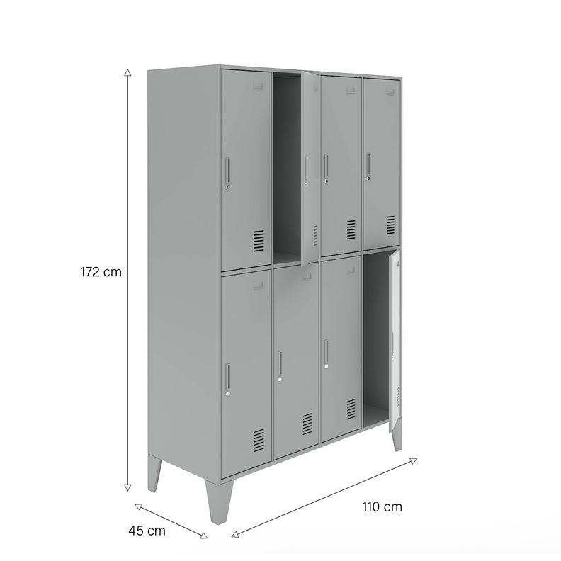 Locker metálico L4A2-2