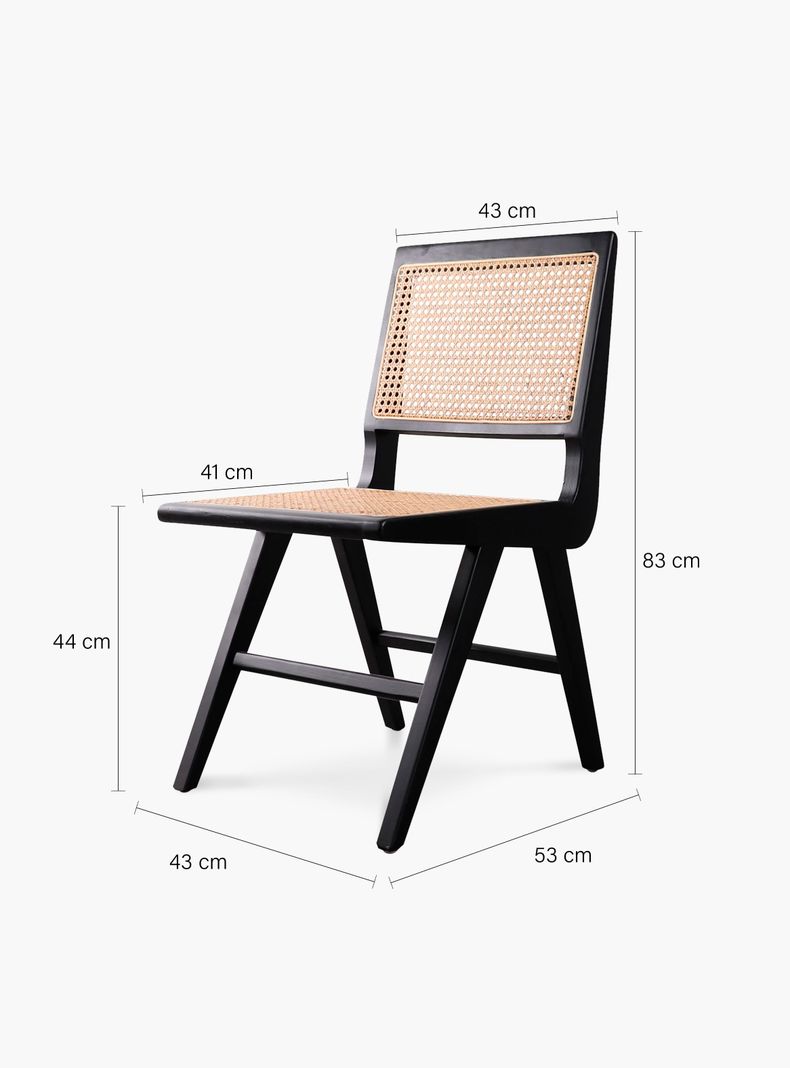 Silla Comedor Madera Pierre Negro-5