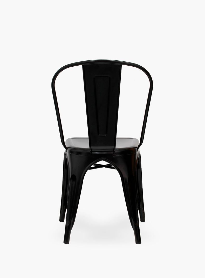 Pack 4 Sillas Tolix Asiento Metal Negro-5