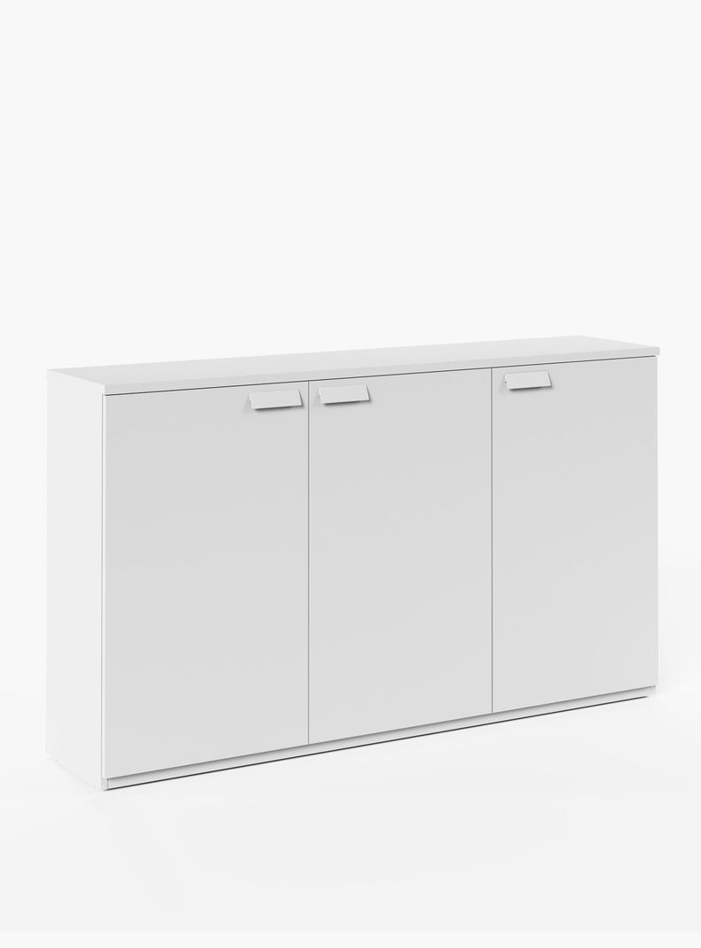 Gabinete Oficina Medio Space 3 puertas 150 Blanco-0