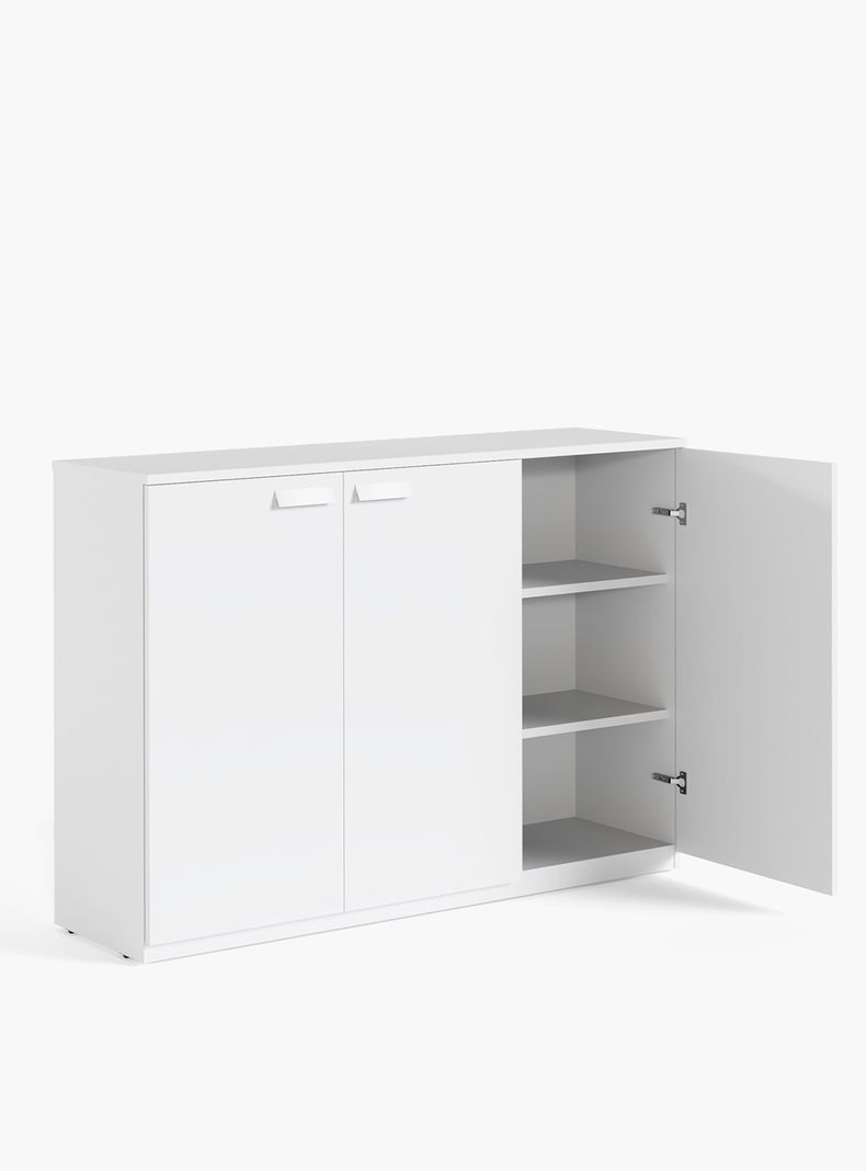 Gabinete Oficina Medio Space 3 puertas 150 Blanco-1