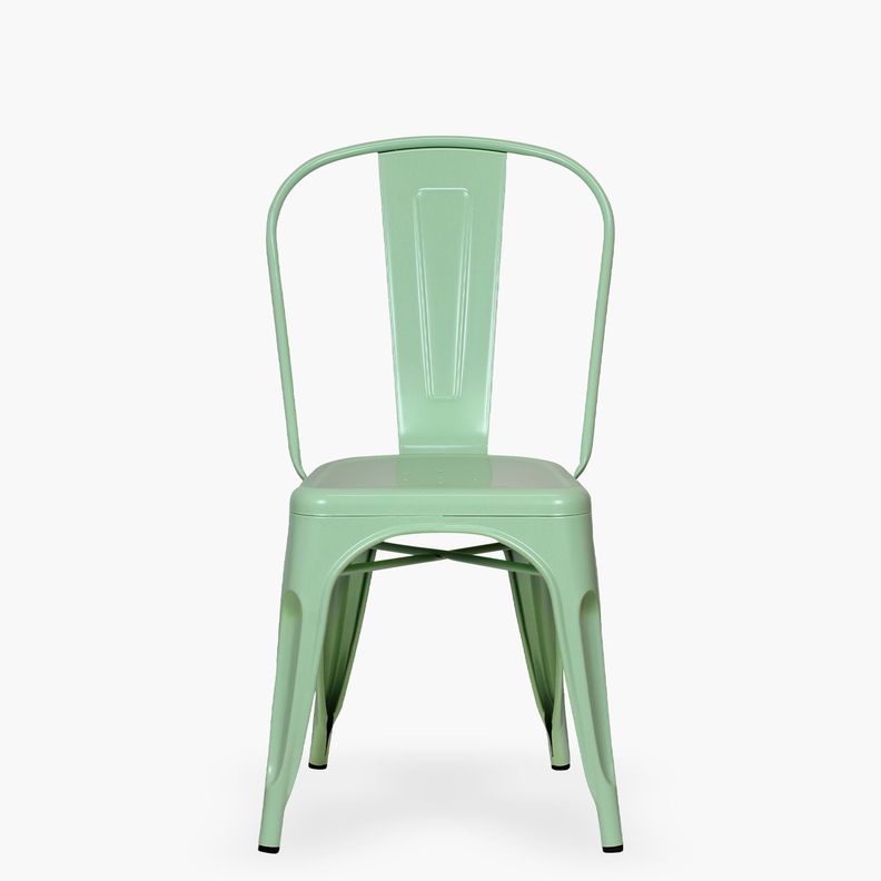 Pack 4 Sillas Tolix Asiento Metal Menta-1