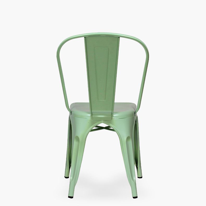 Pack 4 Sillas Tolix Asiento Metal Menta-4