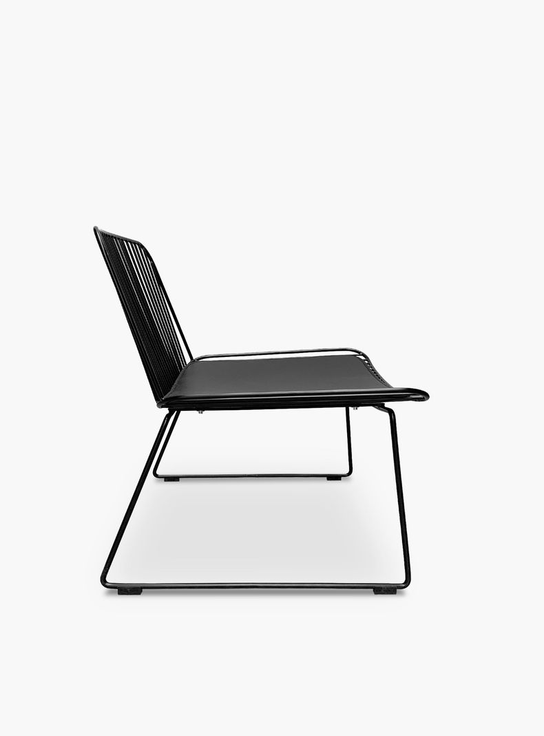Silla metalica Isabella W Negro-2