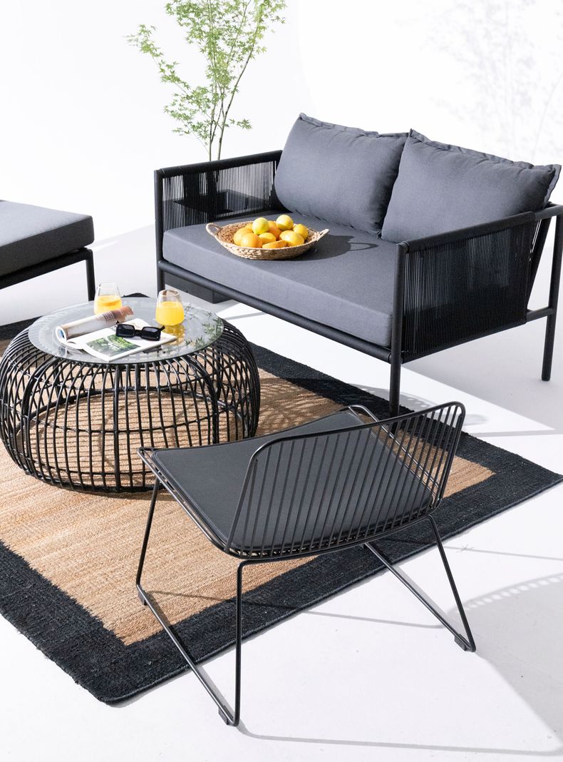 Silla metalica Isabella W Negro-8