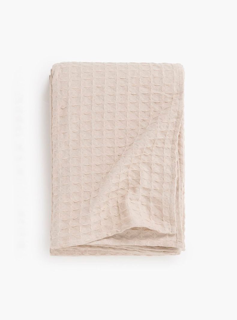 Cubrecama Panal 180x260 Crudo (cama 1 o 1 1/2 plazas) Beige