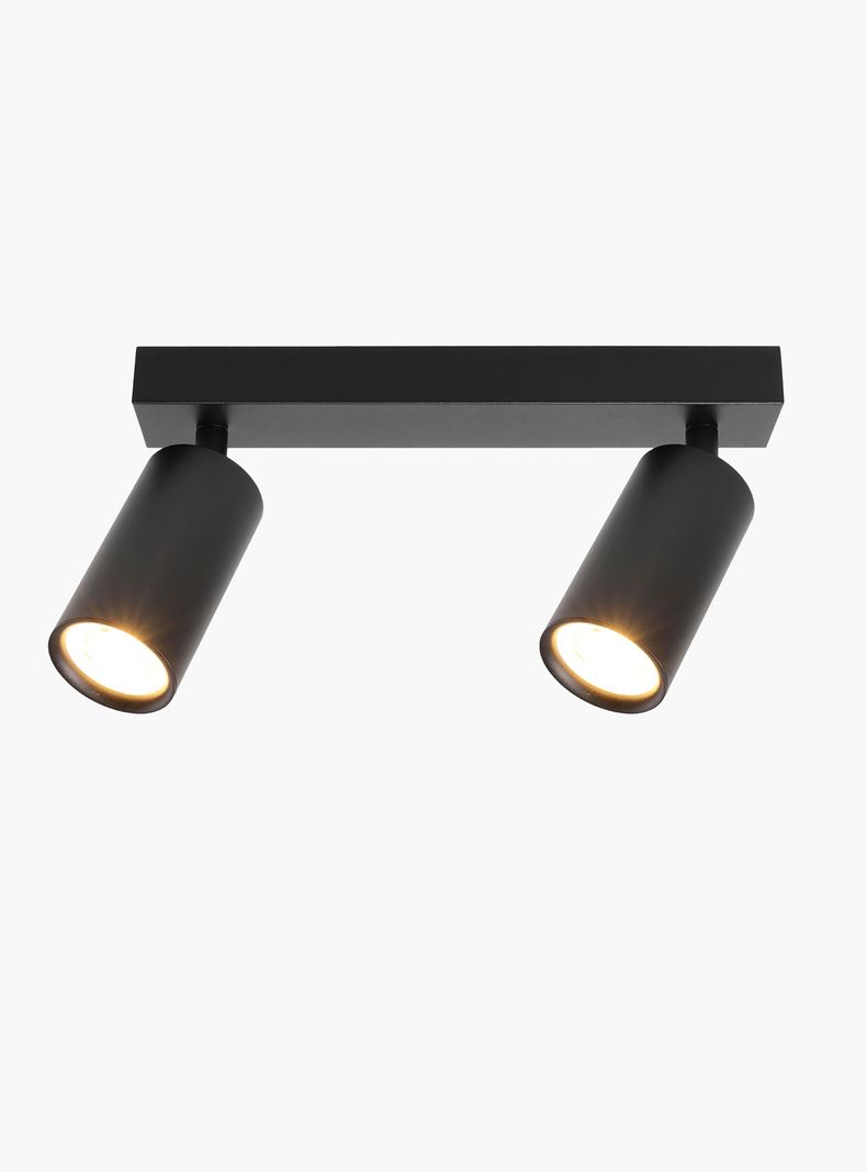 Lampara de Techo Harper x2 Negro