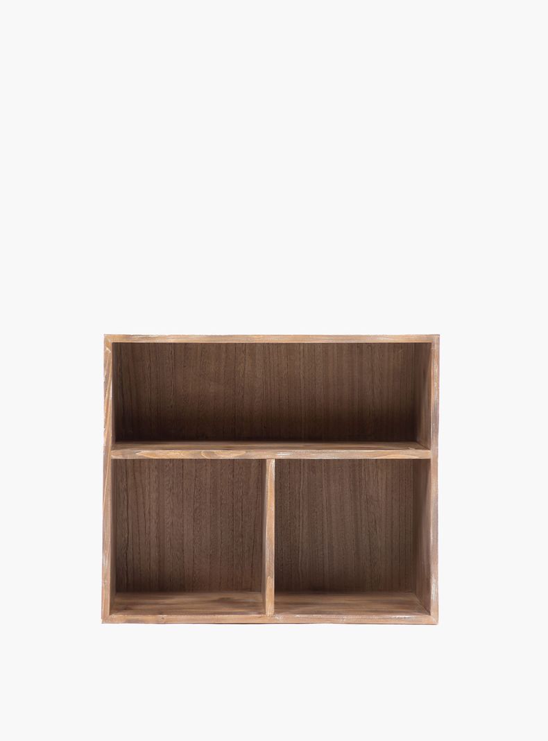 Organizador Kala Doble Natural (no incluye canastos) Cafe