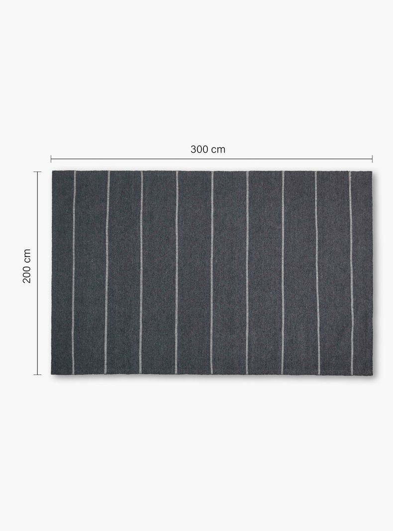 Alfombra Aconcagua 200x300 Gris Oscuro-2