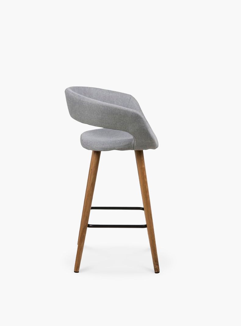 Taburete Medio 66 Tapiz Grace Gris-3