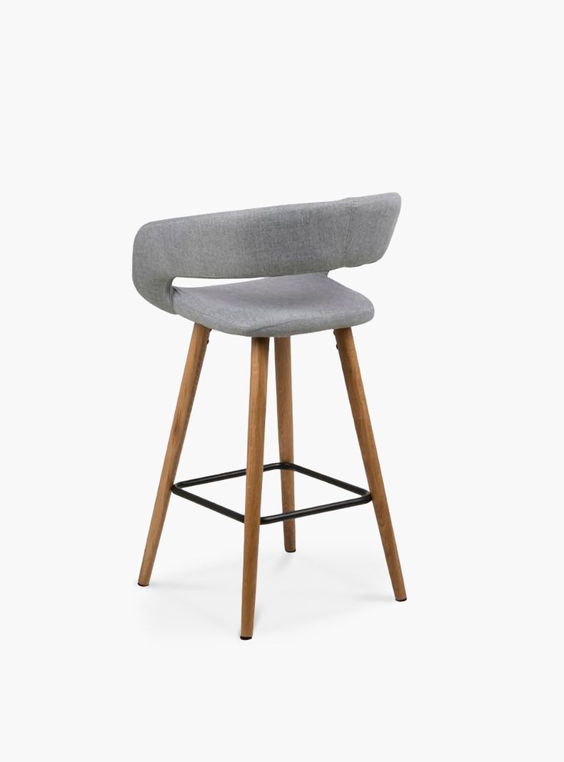 Taburete Medio 66 Tapiz Grace Gris-4