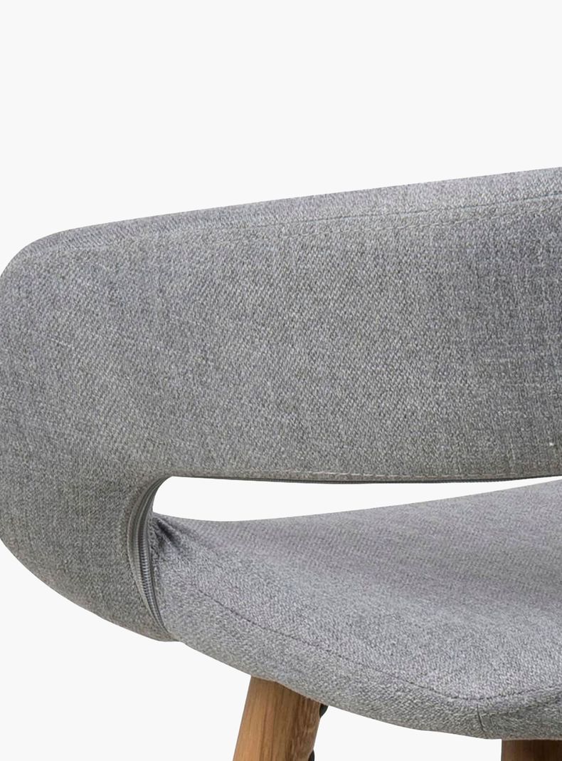Taburete Medio 66 Tapiz Grace Gris-7