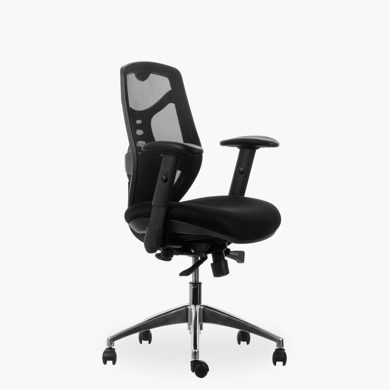 Silla Oficina Identity Base Aluminio-1