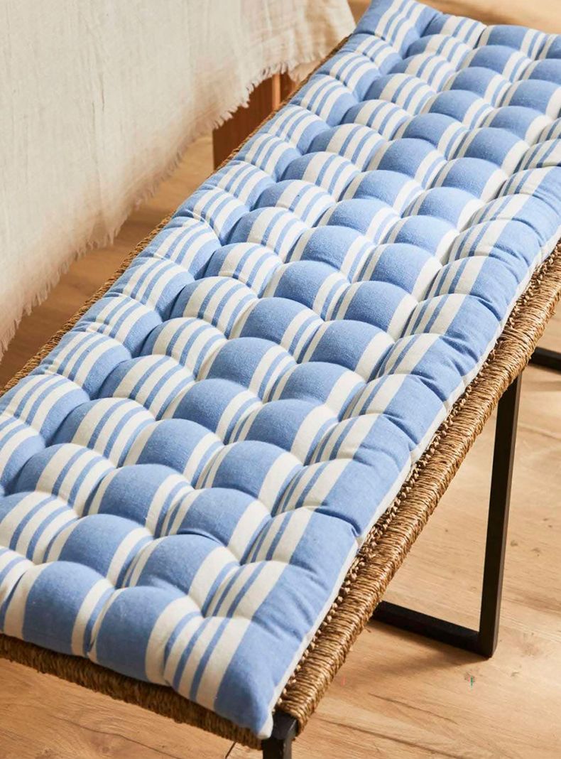 Cojín de Banqueta Malgrat Azul 120x40x4-1