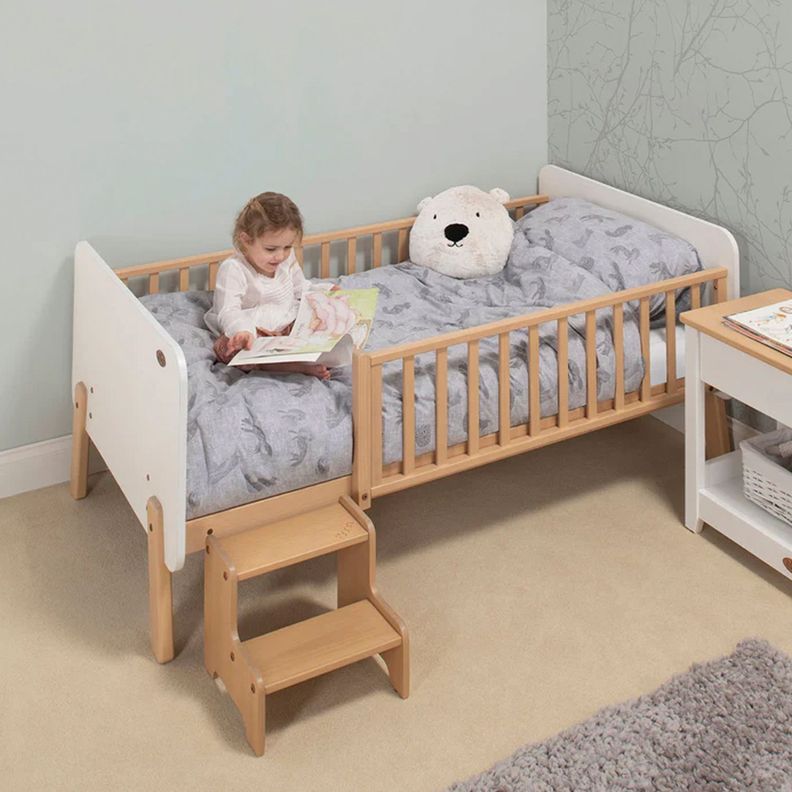 Cama Infantil Colomba Natura/Blanco-3