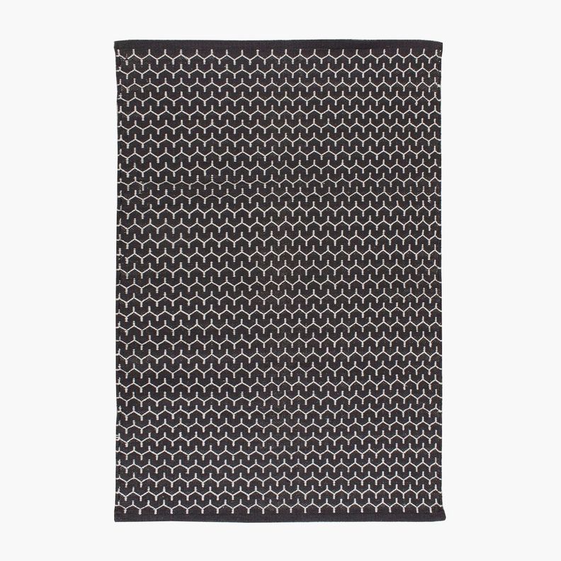 Alfombra Algodon Honig 170x240 Gris Oscuro-0