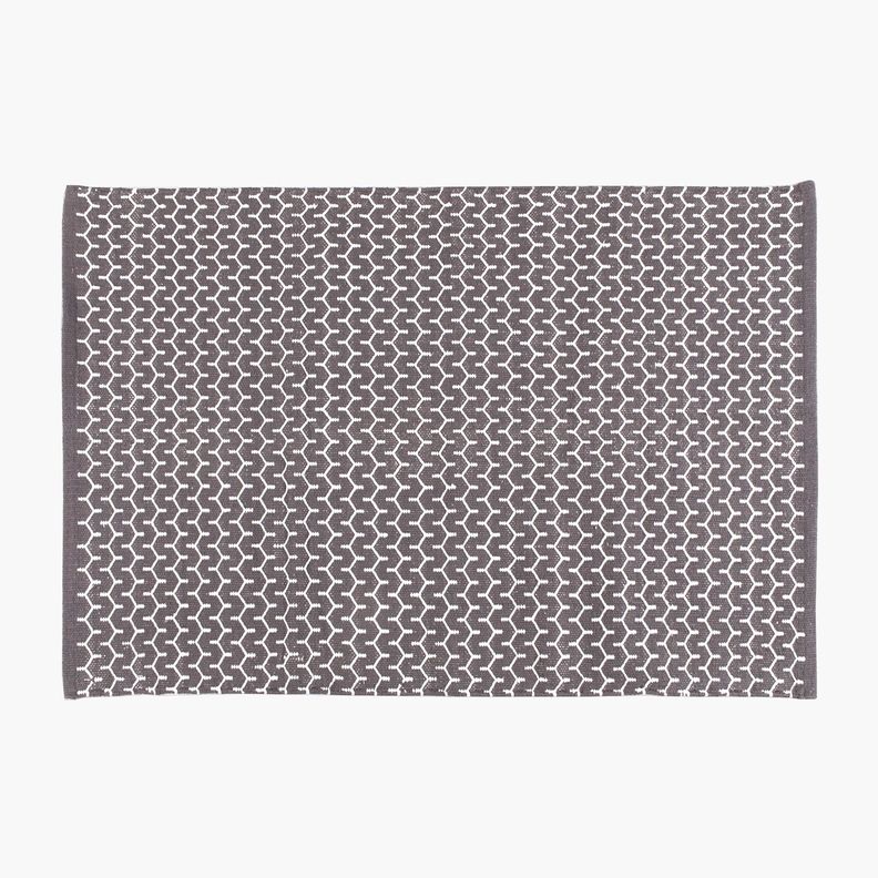Alfombra Algodon Honig 170x240 Gris Oscuro-3