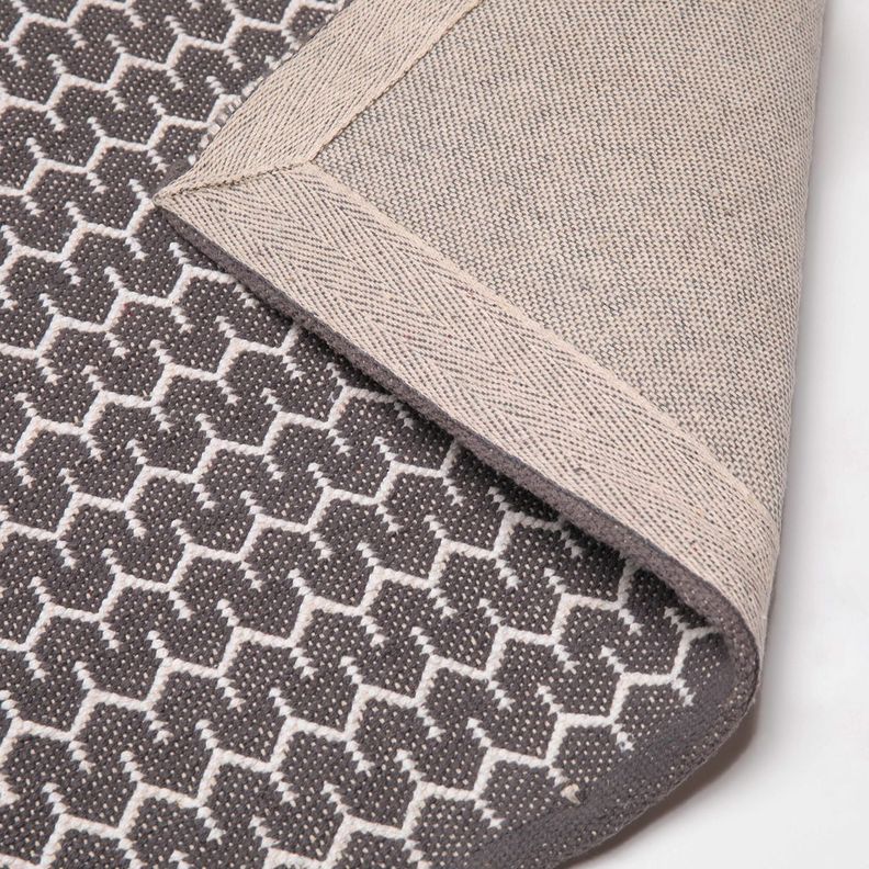 Alfombra Algodon Honig 170x240 Gris Oscuro-6