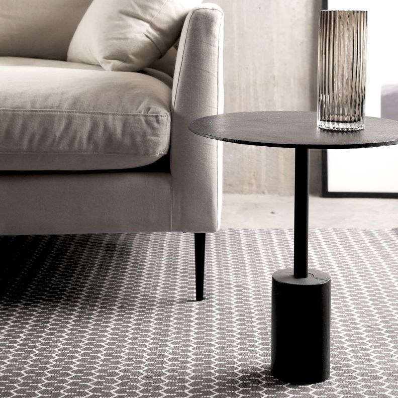Alfombra Algodon Honig 170x240 Gris Oscuro-7