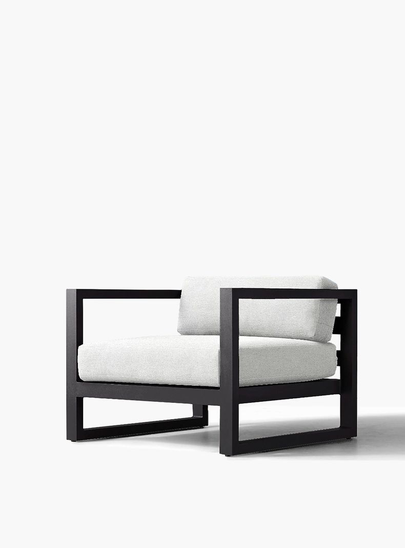 Sillón Terraza 1C Montego LT Blanco/Negro-0