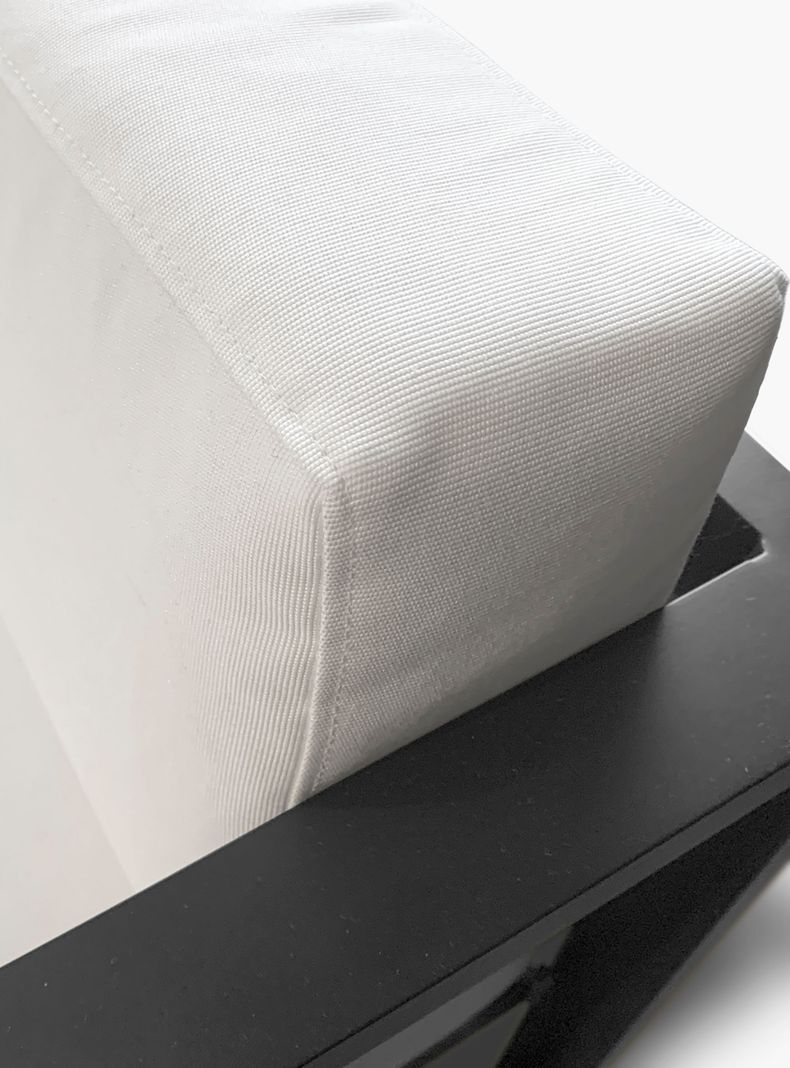 Sillón Terraza 1C Montego LT Blanco/Negro-1